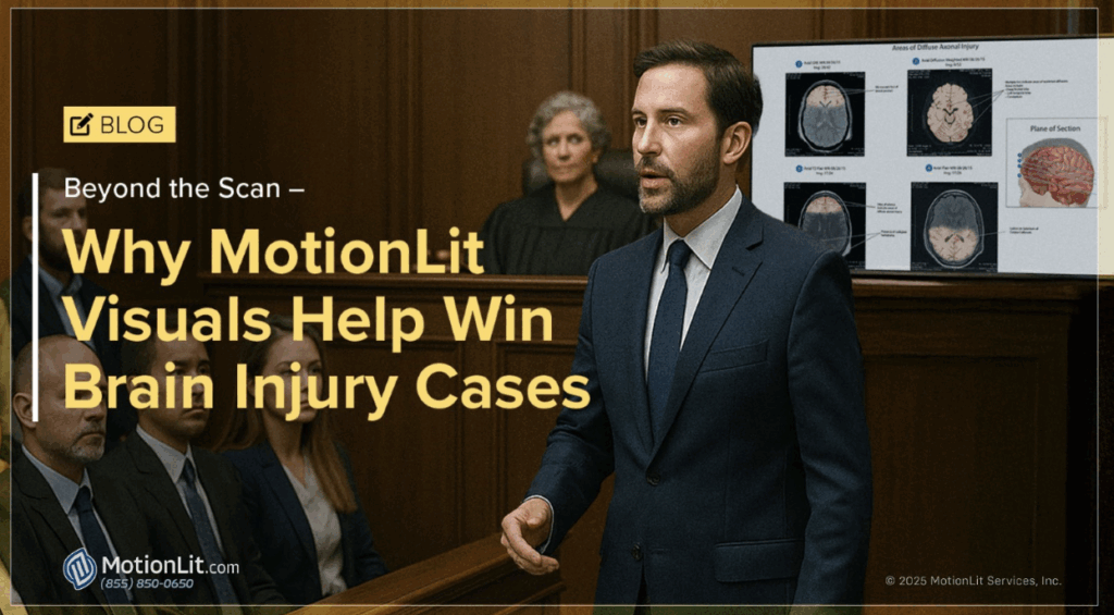 why motionlit visuals help win brain injury cases